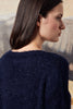 Alaska Seiden-Kashmir Sommerpullover blu