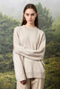 Amelia Rundhalspullover aus reinem Cashmere