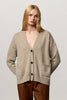 Cardigan Blanca in Kashmir / Alpaka