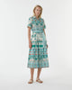 Claudia Tribal Botanic Green Hemdblusenkleid
