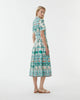 Claudia Tribal Botanic Green Hemdblusenkleid
