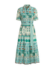 Claudia Tribal Botanic Green Hemdblusenkleid