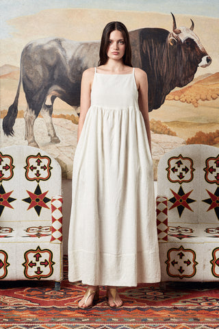 Greta Sommerkleid Farbe candela