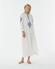 Jenna Astragal Milk Leinen Kaftan