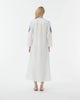 Jenna Astragal Milk Leinen Kaftan