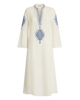Jenna Astragal Milk Leinen Kaftan