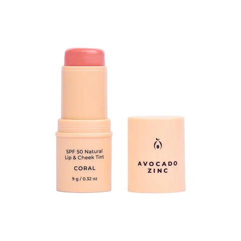 Natürliche Lippen- und Wangenfarbe SPF50