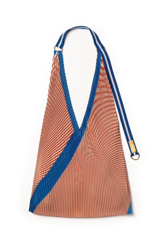 plissierte Y-Tasche in versch. Ausführungen