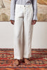 Sarago Leinen Cargohose bianco