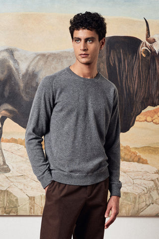 Sport Pullover aus reinem Kaschmir in zwei Farben erhältlich