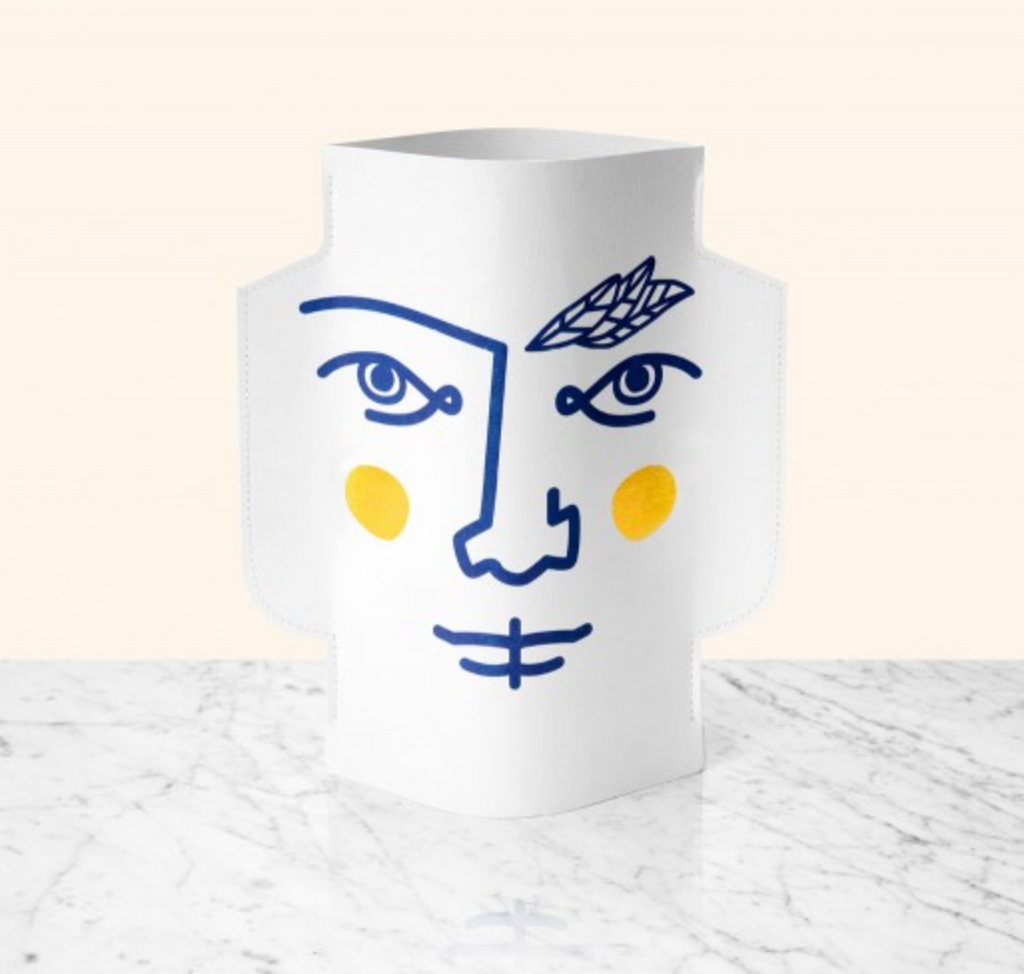 Janus Vase aus Papier