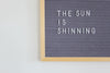 letter board klein