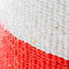 Fair Trade Korb rot / weiss